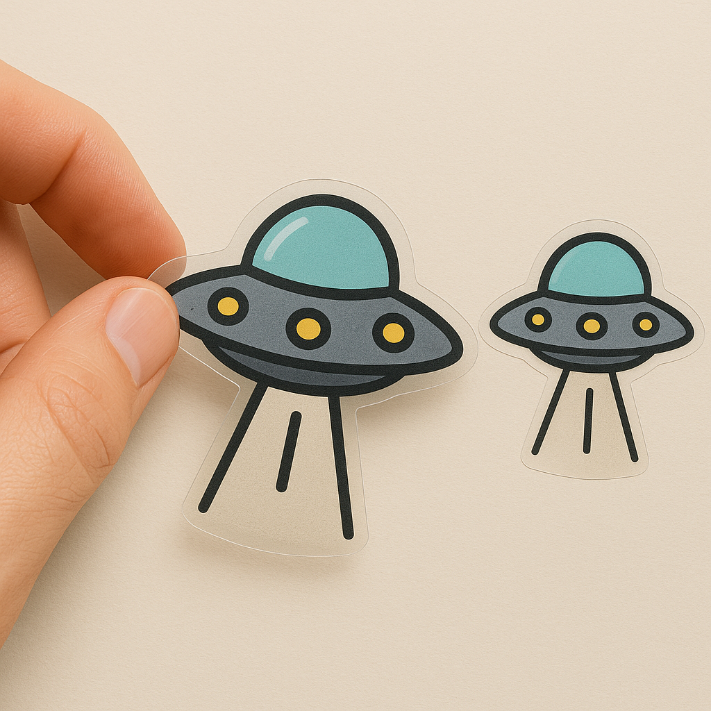 Clear stickers