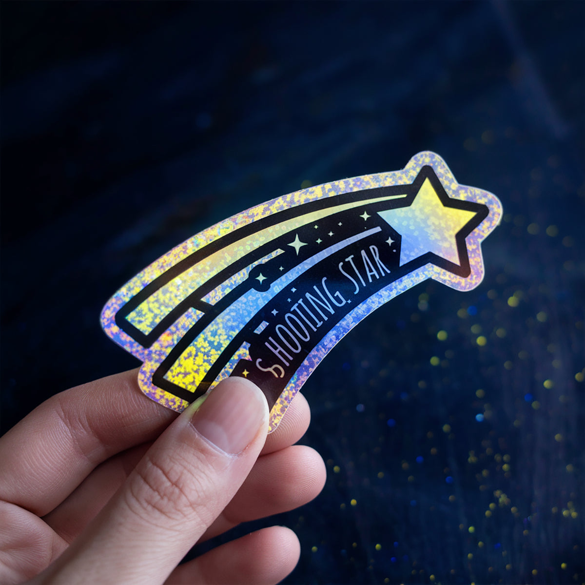 Glitter stickers