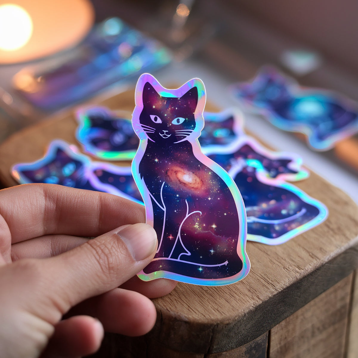 Holographic stickers