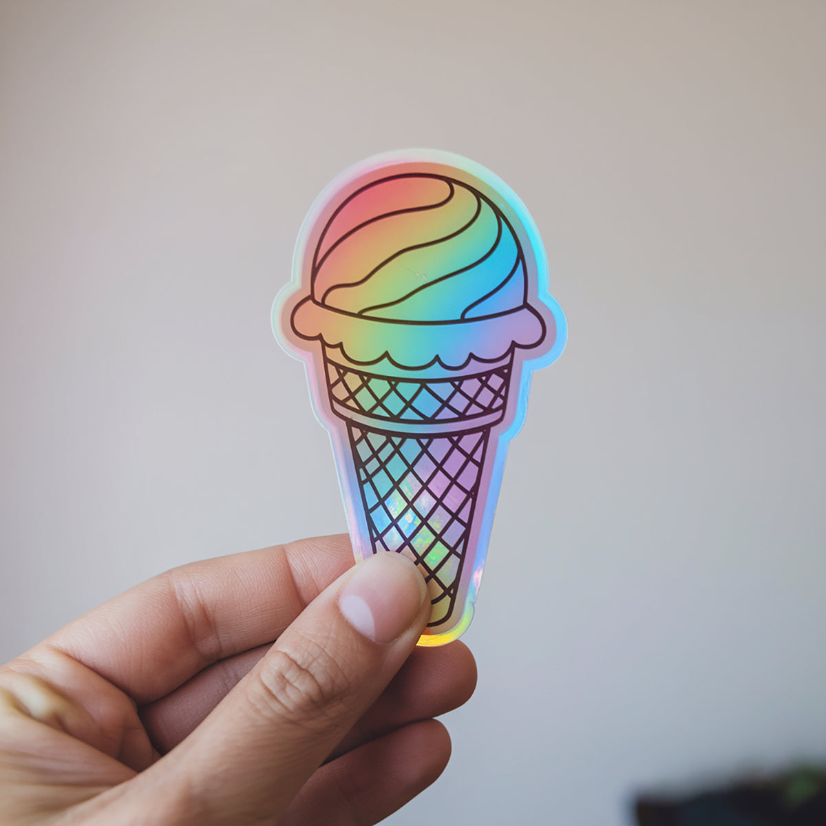 Holographic stickers